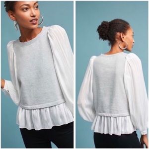 Anthropologie Akemi + Kin Nell Flutter Sleeve